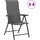 vidaXL Gartenstuhl 58,9 x 91,7 x 27,9 cm grau 4 St.