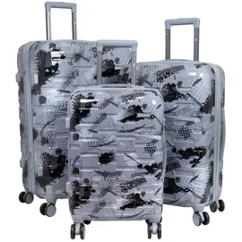 warenhandel könig Cespara Koffer-Set 3-tlg. silber