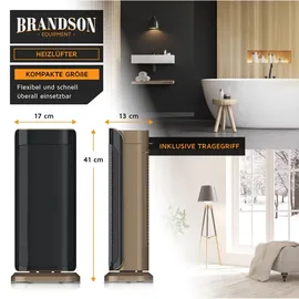 Brandson Heizlüfter 2000 W Gold
