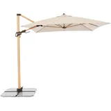 Doppler Alu Wood Ultra AX Pendel 300 x 220 cm natur