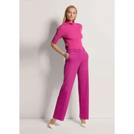 Madeleine Palazzohose Weite Hose mit Bügelfalten Pink 20