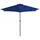 vidaXL Balkon-Sonnenschirm 270 x 135 cm blau halbrund
