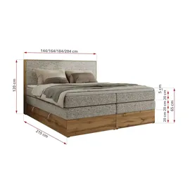 MKS Wood Classic King 160 x 200 cm H4 Beige