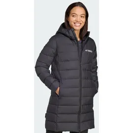 adidas Terrex Damen Multi Light Down Hooded 2.0 Parka (Größe M, schwarz)
