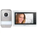 Legrand LEGRAND, Klingel & Weitwinkelkamera, 1-/2-Familienhaus-Set, erweiterbar, Steckernetzgerät, IP54-IK07, Farbe: Weiß, 367910
