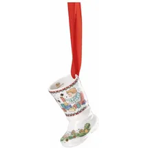 Hutschenreuther Weihnachtsspiele Ministiefel 2,7 x 4,5 x 5,2 cm Weiß
