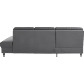 sit&more Ecksofa »Clio L-Form« wahlweise mit Bettfunktion oder Vorziehsitz und Bettkasten, Federkern