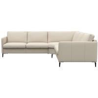 FLEXLUX Ecksofa »Fiore«, weiß