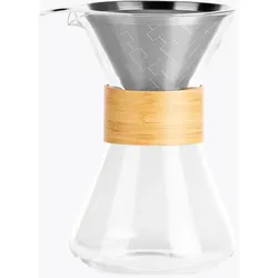 BEEM Kaffeebereiterkaraffe Pour Over 700ml transparent inkl. Filter