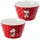 UNITED LABELS Müslischale Snoopy Rot 500 ml