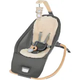 Ingenuity Babywippe »Every SeasonTM Rocking Seat - WesleyTM«, bis 18,14 kg, mit Melodien und Geräuschen, grau