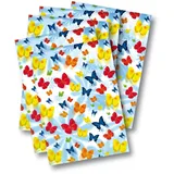 Folia® Transparentpapier Schmetterlinge 115 g/m2