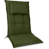 Beautissu HighLux HL Hochlehner 120x52x7cm Dunkelgrün