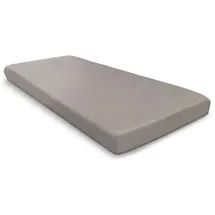 eloneo Spannbettlaken Polyester 140 x 200 cm grau