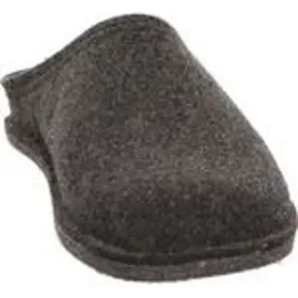 ROHDE Lucca-H kuschelige Herren Filz Hausschuhe in anthrazit, Filzfutter, herausnehmbares Weichtritt Fußbett - Grau 42
