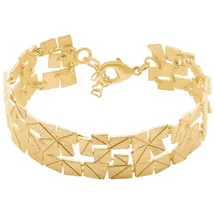 Steel_art Partis Armband silberfarben poliert Edelstahl Größe onesize