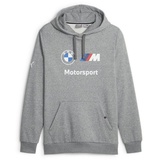 Puma Herren Hoodie - Motorsport BMW MMS ESS Hoodie Fleece Grau XL