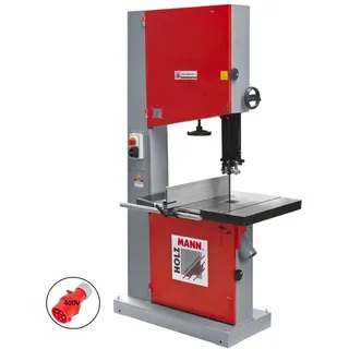Holzmann Maschinen Holzbandsäge HBS 600DELUX 400V + Parallelanschlag + Absaugstutzen