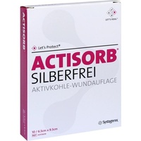 3M Healthcare Germany GmbH ACTISORB Silberfrei 6,5x9,5 cm