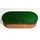GRASEKAMP Abdeckplane oval Grün/Schwarz 700x440 cm
