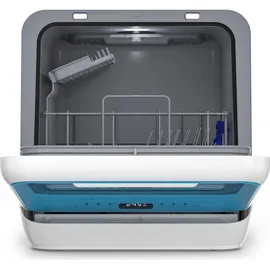 Klarstein Amazonia Mini Tischgeschirrspüler (freistehend, 435 mm breit, Blau)