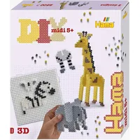 Hama Geschenkpackung 3D Safari Bügelperlen 2500 Stück