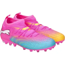 Puma Future 9 Match MG Kinder Poison Pink/Sun Stream/Bright Aqua 38