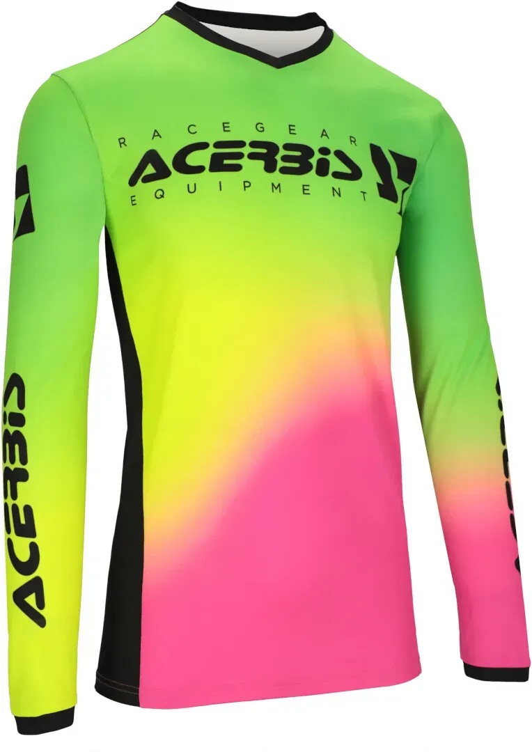 Acerbis MX J-Track Stabi Motocross Jersey, mehrfarbig, Größe L für Männer