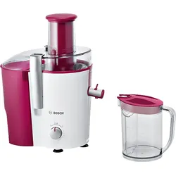 BOSCH MES25C0 Entsafter 700 Watt, Weiß/Pink