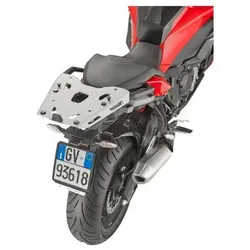 Alu Topcase-Träger FÜR MONOKEY KOFFER Gepäck Träger silber