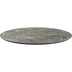 Tischplatte ESSENTIALS, grau (galaxy marble), B:70cm H:1,2cm T:70cm Ø:70cm, Massivholz, Tischplatten, Tischplatte Esstischplatte Esstisch-Zubehör, in verschiedenen Formen und Farben erhältlich