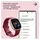 Fitbit Versa 4 aluminium kupferrosé/himbeerrot