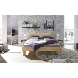 Hasena Prato 180 x 200 cm Fußhöhe 25 cm eiche bianco geölt