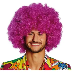 Freaky Clowns Afro Perücke Pink - OS