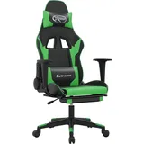 vidaXL Gaming-Stuhl Kunstleder Schwarz