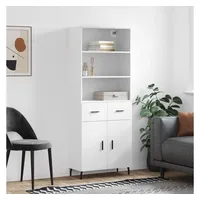 VidaXL Highboard Weiß 69,5x34x180 cm Holzwerkstoff