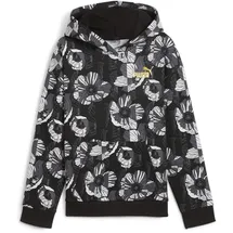 Puma Essentials+ Class Act Print Fleece Hoodie Mädchen 01 black 176