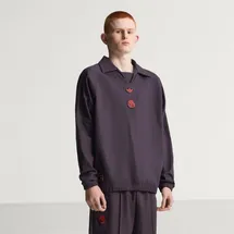 adidas FC Bayern Terrace Icons Drill Sweatshirt - Aurora Black - M