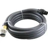 Fitt aspirflex plus 7 m – Saugschlauch für Wasserpumpen mit exklusiver Technologie und Messingfilter, Grau