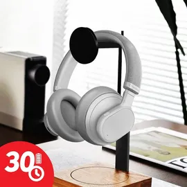forcell F-AUDIO Kabellose Over-Ear-Kopfhörer ANC Touch Beat Bluetooth Kopfhörer 500mAh Grau