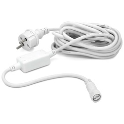 Hellum Netzkabel 5m für "System-Profi" - Lichterketten u. -vorhänge Weiß