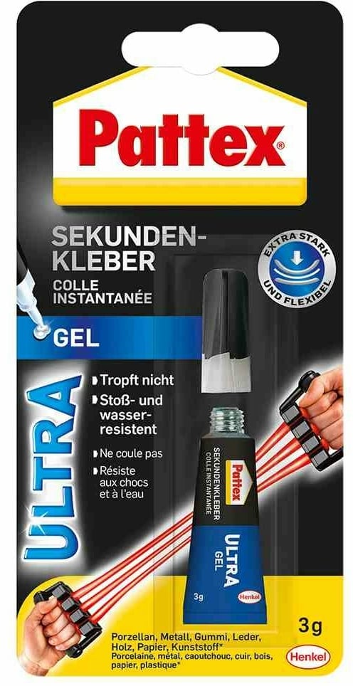 Preisvergleich Produktbild PATTEX PSG2C  Sekundenkleber Ultra Gel 3g