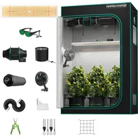 Mars Hydro Growbox Komplettset 300W LED 120 x 60 x 180 cm Transparent