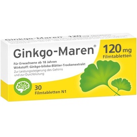 Hermes Arzneimittel GINKGO-MAREN 120 mg Filmtabletten 30 St