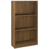 vidaXL Bücherregal Braun Eiche 60x24x109 cm Holzwerkstoff