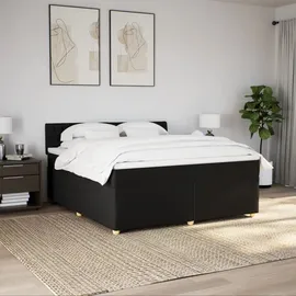 vidaXL Boxspringbett 180 x 200 cm Schwarz
