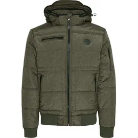 Blend BHBoris Herren Winterjacke Steppjacke Jacke gefüttert mit abnehmbarer Kapuze Reißverschlusstaschen Regular fit - Grün - M