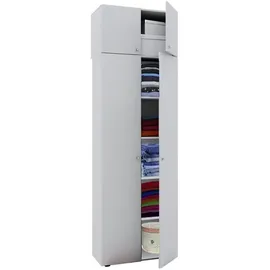 VCM Vandol Aktenschrank 70 x 40 x 218 cm weiß