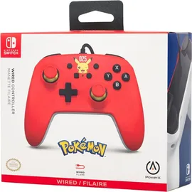 PowerA Pikachu Controller Rot Nintendo Switch
