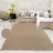 Paco Home Outdoor Teppich Wetterfest, moderner Jute-Look in natürlicher Sisal Optik, Robust, ideal für Terrasse Wohnzimmer & Küche, Grösse:240x340 cm, Farbe:Beige 4